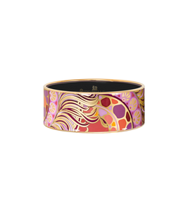 Hommage à Alphonse Mucha- Bordered Bangle Donna