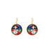 Hommage à Frida Kahlo - ¡VIVA LA VIDA! - Earrings Eliza