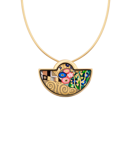 Hommage à Gustav Klimt - Pendant Half-Moon