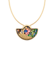 Hommage à Gustav Klimt - Pendant Half-Moon