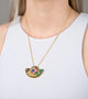 Hommage à Gustav Klimt - Pendant Half-Moon