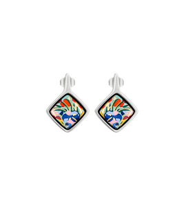 Hommage à Claude Monet - Earrings Carré