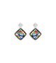 Hommage à Claude Monet - Earrings Carré