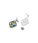 Hommage à Claude Monet - Earrings Carré