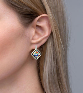 Hommage à Claude Monet - Earrings Carré