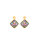 Hommage à Claude Monet - Earrings Carré