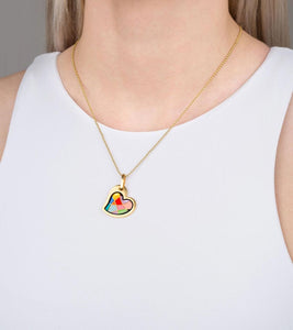 Ode to Joy of Life - Pendant Heart