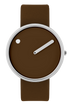 40 mm / Chocolate Brown dial / Chocolate Brown leather strap