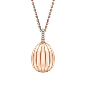 '180' Fluted Egg Pendant