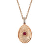Forever Mini Fluted Ruby Pendant