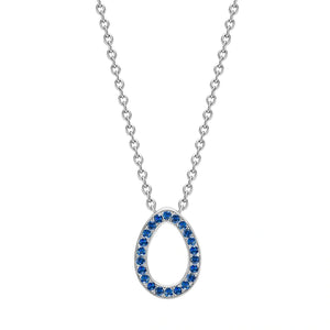 Sasha Gemstone Egg Pendant