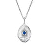 Forever Mini Fluted Sapphire Pendant