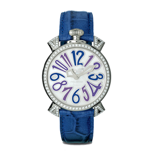 Manuale 40mm - Diamonds - Blue Numbers