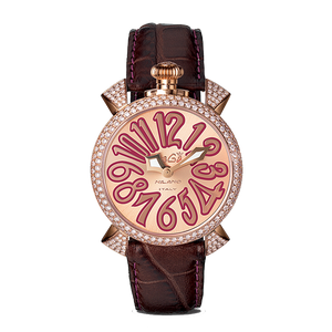 Manuale 40mm - Diamonds Rose Gold