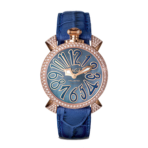 Manuale 40mm - Diamonds - Blue