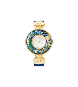 Hommage à Vincent van Gogh - Watch Helena, 24kt gold-plated