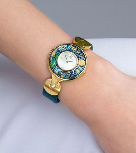 Hommage à Vincent van Gogh - Watch Helena, 24kt gold-plated