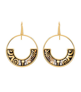 Hommage à Gustav Klimt - Earrings Helena