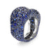 Grande Ring Blue Sapphires