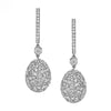 Egg Drop Earrings Diamonds