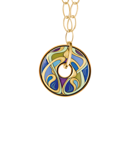 Hommage à Alphonse Mucha - Pendant Luna Piena