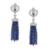 Impératrice Sapphire Tassel Earrings