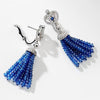 Impératrice Sapphire Tassel Earrings