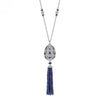 Impératrice Sapphire Tassel Pendant