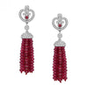 Impératrice Ruby Tassel Earrings