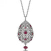 Impératrice Ruby Tassel Pendant