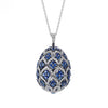 Zenya Sapphire Egg Pendant