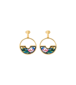 Hommage à Claude Monet - Earrings Swing