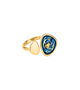 Hommage à Vincent van Gogh - Open Pebble Ring