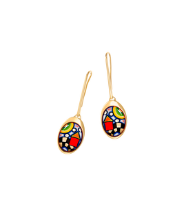 Hommage à Hundertwasser - Earrings Waterdrops