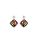 Hommage à Hundertwasser - Earrings Carré