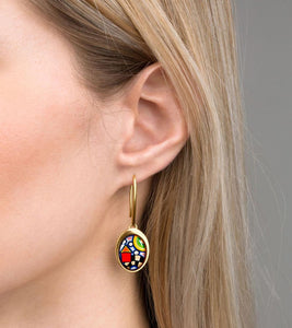 Hommage à Hundertwasser - Earrings Waterdrops