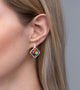 Hommage à Hundertwasser - Earrings Carré