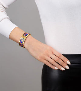 Hommage à Gustav Klimt - Clasp Bangle Regina
