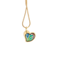 Hommage à Alphonse Mucha - Pendant Heart