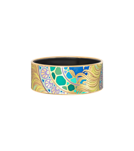 Hommage à Alphonse Mucha- Bordered Bangle Donna