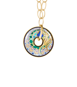 Hommage à Alphonse Mucha - Pendant Luna Piena