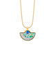 Hommage à Alphonse Mucha - Pendant Small Half-Moon