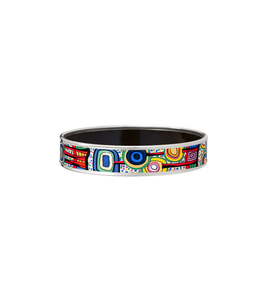 Hommage à Hundertwasser - Bordered Bangle Miss