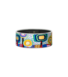 Hommage à Hundertwasser - Bordered Bangle Donna