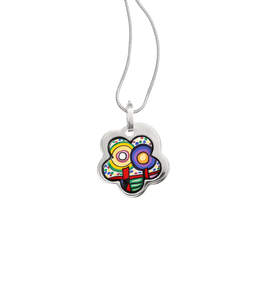 Hommage à Hundertwasser - Pendant Flower