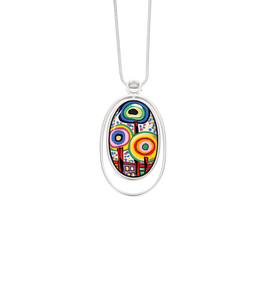 Hommage à Hundertwasser - Pendant Waterdrop