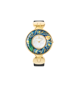 Hommage à Vincent van Gogh - Watch Helena, 24kt gold-plated