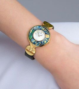 Hommage à Vincent van Gogh - Watch Helena, 24kt gold-plated