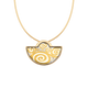 Hommage à Gustav Klimt - Pendant Half-Moon