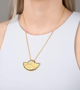 Hommage à Gustav Klimt - Pendant Half-Moon